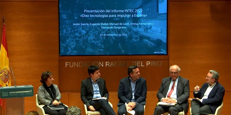 Presentación del informe INTEC 2022 "Diez tecnologías para impulsar a España"